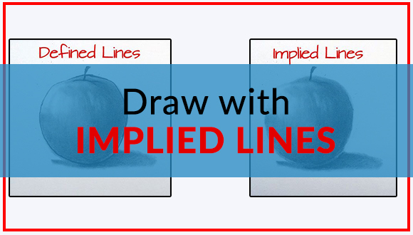 Draw with implied lines 