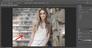 Applying The Irish Blur on photoshop